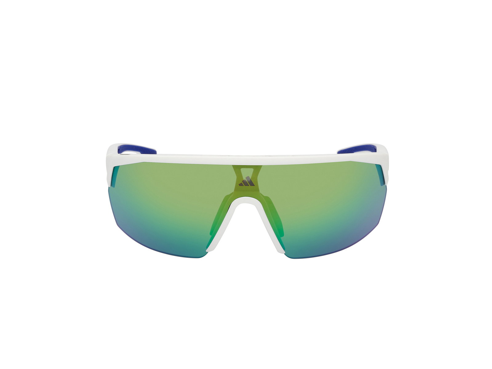 Das Bild zeigt die Adidas Sport Sonnenbrille SP0099 21Q von vorne.